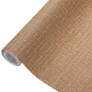 Grasscloth Peel and Stick Wallpaper 15.7"x118" Textured Wallpaper Coffee