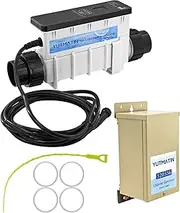 IC40 EC-520555 Salt ChIorination Cell with 520556 Power Center Replacement for Intellichlor IC40 Chlorine Generator, Up to 40,000 Gallon Inground Pool