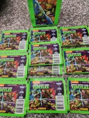 Panini TMNT TURTLES 10 Sealed Packets Lot 70 Stickers Unopened 2013