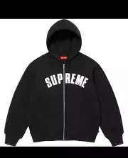 Supreme FW24 Arc Thermal Lined Zip Up - Black/ Large