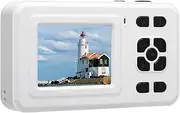 Generic 1080P Digital Camera for Photography and Video, Autofocus 48MP Vlogging Camera for YouTube with 2'' Screen 5X Zoom Compact Travel Cameras with Anti-Shake (White)