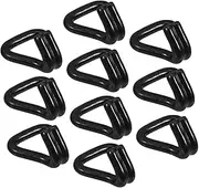 ELAYARD 10pcs Hooks for Towing and Trailer Use Cargo Binding Hooks with Plastic Coating for Garage Shelving Wall Mounted Storage and Efficient Logistics