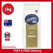 HARRIS Ground Smooth COFFEE BEANS 100% Arabica, Beans Medium Roast 1KG NEW AU