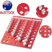 Nut and Bolt Thread Checker Identifier Gauge Precise Inch & Metric 28/34 Thread