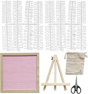 Announcement Board | Small Letter Board,Wooden Frame Felt Bulletin 9.84X9.84Inch Rustic Billboard for School Classroom Event Display Celebration Birthday Cafe Nursery Halloween Christmas