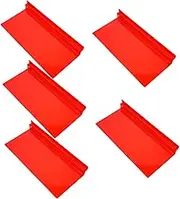 DOITOOL Shoe Display Racks 5pcs Wall Mount Shoe Shelves Slatwall Shelves Plastic Retail Storage