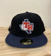 Texas Rangers Corduroy Side patch 59FIFTY 5950 New Era Fitted Hat Size 8 - New