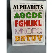 Patch 'N' Paint Alphabets Letters Fabric Painting Iron-On Transfer Patterns Book