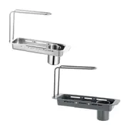 Retractable Kitchen Sink Draining Rack Water Filter Basket Storage Shelf Home