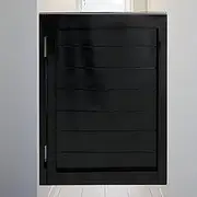 YUGXTH Single Cafe Swinging Doors, Self Closing Saloon Swing Solid Wood Door with Hinges, Swinging Bar Doors Half Waist Door for Bar Porch Entrance, Kitchen, Hallway (Color : B, Size : W65xH90cm(W25