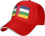 [SSIULUS] Central African Flag Casquette Cap Hats,Trucker,Baseball Cap with Snapback,Perfect for Summer,Golf