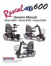 OWNER'S MANUAL - Rascal Scooter 600