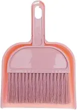 OATIPHO Practical Mini Broom and Dustpan Set, Cleaning Tools for Desktop, Pet Cages, Pink