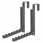 Over Door Hooks - Foldable Laundry Hangers with 6 Groves for Clothes, Coats, ...