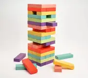 3-Foot Jumbo Stacking Wood Blocks 54-Piece Game by Bobby Berk