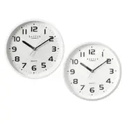 Baxter Adams Arabic Wall Clock 25cm - Silver