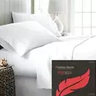 Ashton Sheets 100% Cotton 1000 TC White KING 18" Deep