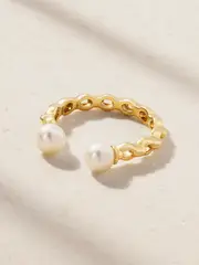 [Mizuki] Mizuki - Sea Of Beauty 14-karat Gold Pearl Ring - 7 7 Gold