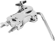 Zinc Alloy Drum Racks - Drum Bracket Mount Clamp | Drum Stand Accessories | Multifunction Instrument Accessory | Tom Drum Bracket | 360-Degree Rotating Handle for Tom Drum Set Tom Mount Bracket Zinc