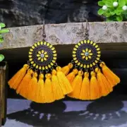 3" Bronze-tone Earring Set Bohemian Retro Dangle Drop Hook New Free Ship 8326