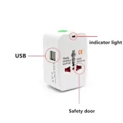 International Universal Travel Power Adapter Convertor Plug Power US/UK/AU/EU AU