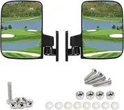 OBTANIM Adjustable Golf Cart Side Rear View Mirrors for Club Car EZ GO Yamaha and Others Carts