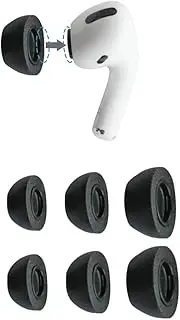 Comply Foam Ear Tips for Apple AirPods Pro Generation 1 & 2, Ultimate Comfort | Unshakeable Fit | (Assorted Sizes S/M/L, 3 Pairs)