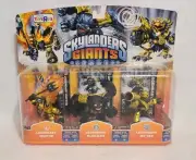 SKYLANDERS GIANTS SEALED LEGENDARY 3 PACK EXCLUSIVE IGNITOR SLAM BAM JET-VAC