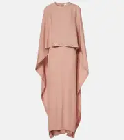 [Stella McCartney] Stella McCartney Embellished caped maxi dress AU 6 pink