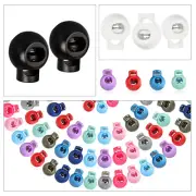 Cord Stopper Toggle Lock Multicolour Drawstring Buckle Metal Spring Paracord