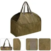 Canvas Log Container Firewood Storage Bag Carrier Fireplace Wooden