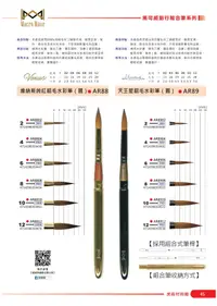 在飛比找樂天市場購物網優惠-普思AP 天王星貂毛水彩筆-圓/旅行組盒筆(AR8912)