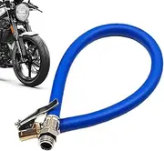 Air Chuck Adapter - Reusable Tire Hose, Flexible Pump Attachment | Reinforced Compressor with Leak-Proof Valve, Inflation Connector Tube for Vehicle Tires, Bike Pumps, and Garage Maintenance Tool