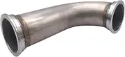daili Store 90 Degree Stainless Steel Stainless Steel Elbow Adapter Downpipe Fits for 2.5" ID Flange Car Parts Accessories Exhaust Systems