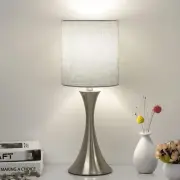 3 Way Touch Control Table Lamp, Dimmable Bedside Desk Lamp with Metal Base Moder