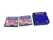 7x Verbatim BD-RE | Blu-Ray Disc | Recordable | Blank | 25GB | 2x Speed | Backup