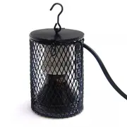 Reptile Ceramic Heat Lamp with Anti-hot Cage Light Holder Switch Set Brooder Pet