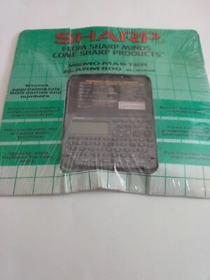 Vintage Sharp EL-6390B Memo Master Alarm 600 Electronic Organizer-Calculator-PDA