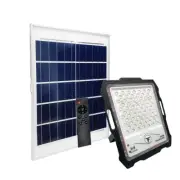 200W Portable Solar Powered LED Flood Work Light Rechargeable w/ Solar Panel