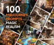 100 Realistic Fantasy Art MIdjourney Prompts, Midjourney Realistic Fantasy