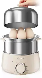 14-Egg Stainless Steel Hard Boiled Egg Cooker with Timer & Auto Shut Off