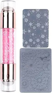 JIEBWCHA Nail Stampers | Manicures Stamping Pens - Rhinestone Decoration Double Ended Stamping Pens for Manicure Salon Home Women Girls