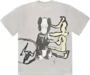 ✔️ Travis Scott Cactus Jack Kaws Fragment Tee Yellow Large FAST SHIPPING