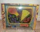 Joie De Vivre Cheese Cutting Board Knife Set Harvest Glass Cutting Board