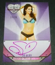 2016 Benchwarmer SYD WILDER Eclectic #150 Pink Foil Auto/25 PIRANHACONDA Sexy