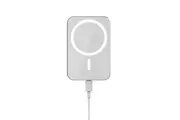 Car ic Wireless Charger for Magsafe Apple iPhone 12,15W Fast Charging (Plastic)(white)