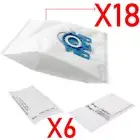 18 replacement Vaccum Bags + 12 Filter For Miele GN C2 C3 S2 S5 S8 S5210 S8310