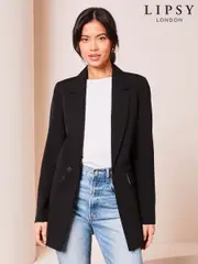 Lipsy Black Relaxed Blazer (AP2829) | $150