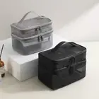 Nylon Travel Cosmetic Bag Mesh Transparent Storage Bags Women