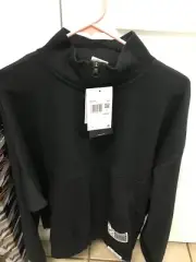 Nike Women’s Swoosh 1/4-Zip Basketball Sweatshirt (Black) Size 2XL DX0561-010